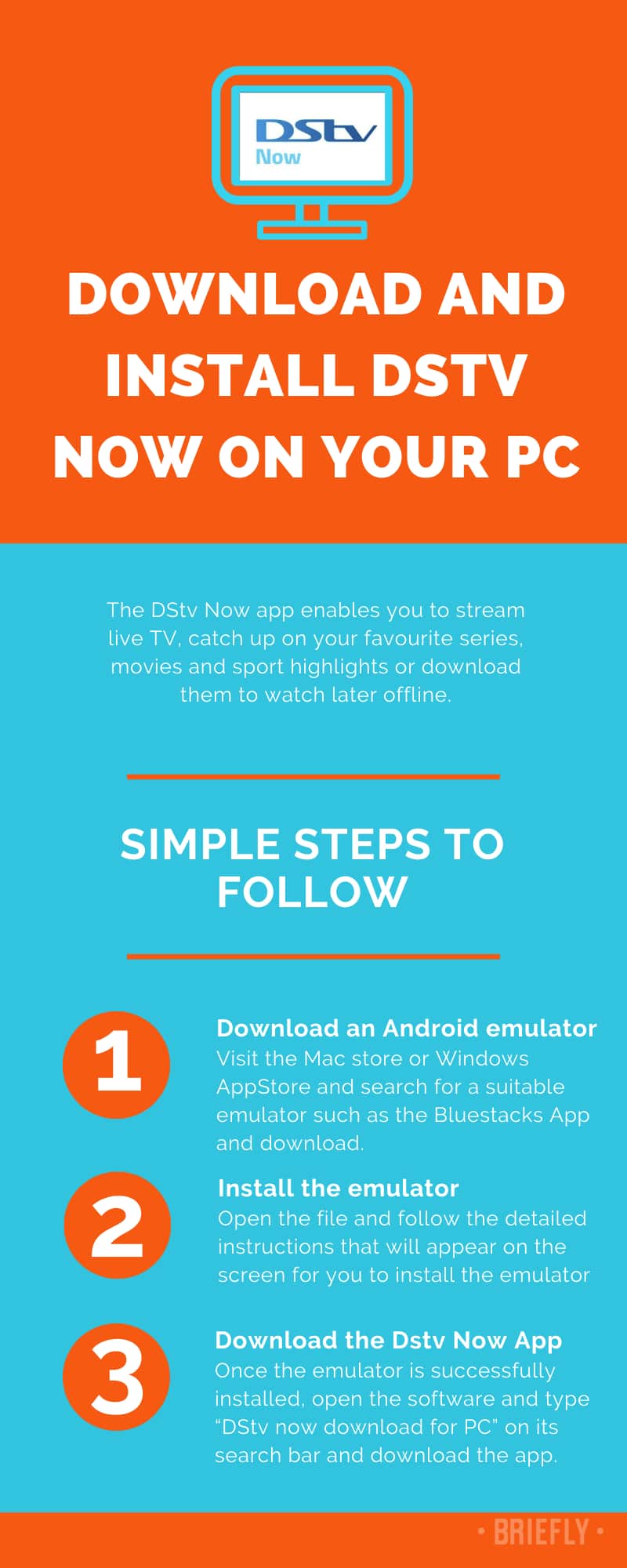 Download DStv Now for PC, smart TV, tablet, smartphone, and TV