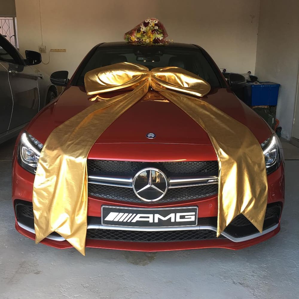 South Africa female celebrities with expensive cars