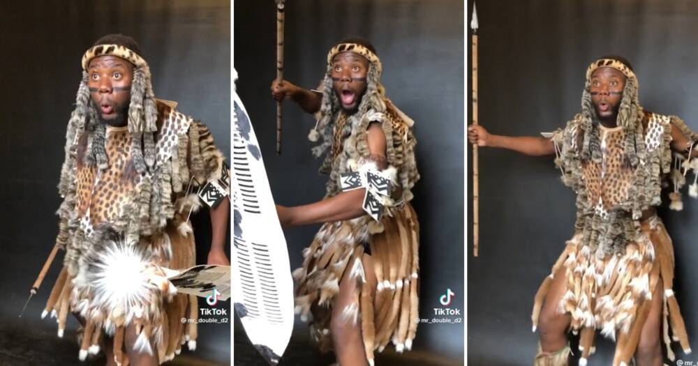 Proud Zulu man impresses Mzansi with fire song