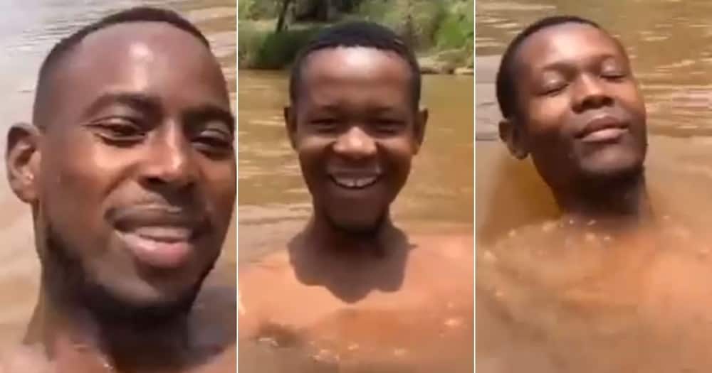 Mzansi, South Africa, Chilling, River, Funny, Video, Viral