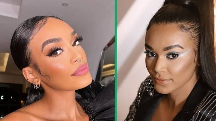 Pearl Thusi rocks youthful look in a series of Instagram pictures