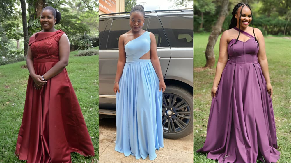 A-shape gown styles