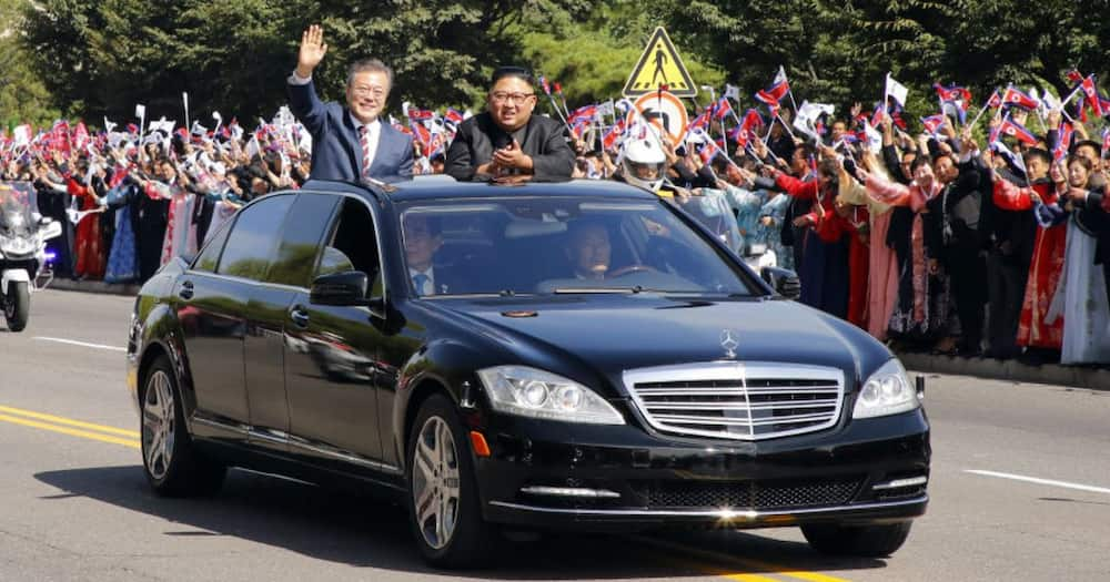 Kim Jong-Un, north korea, world leader, mercedes-benz, pullman