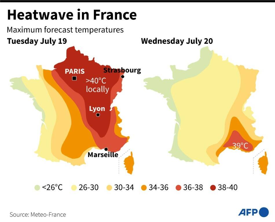 Heatwave in France