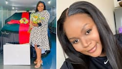Woman beams proudly after buying flashy BMW, Mzansi gushes over her prize