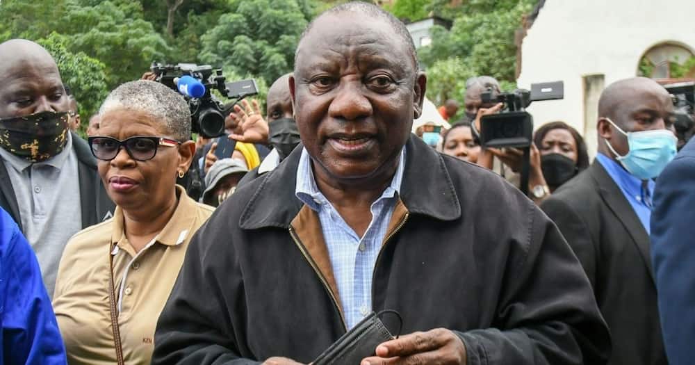 President Cyril Ramaphosa, visited Zion church, Limpopo, easter weekend, courtesy visit