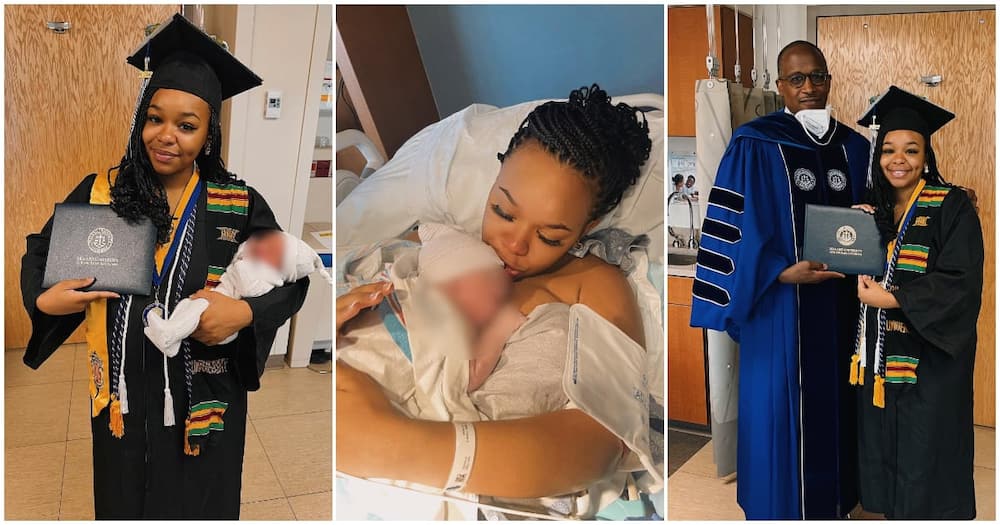 Dillard University, Jada Sayles, graduation in hospital, university presents degre in hospital, US Dillard University, Jada Sayles, graduation in hospital, university presents degre in hospital, US