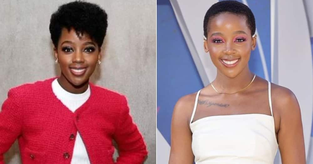 Thuso Mbedu debuted a brush cut hairstyle