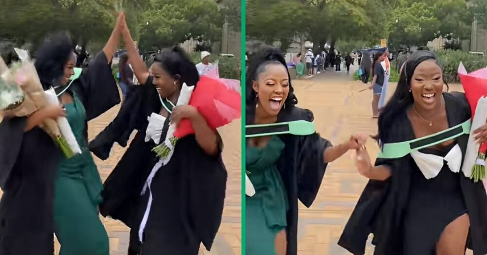 Wits students marked their graduation with a TikTok video