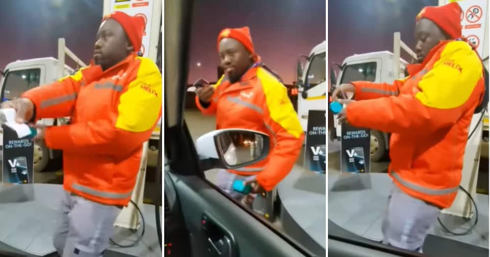 Petrol attendant, social media, Mzansi