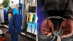 Merc driver surrounded and arrested after dodging R1.6k fuel bill, SA questions man’s choices