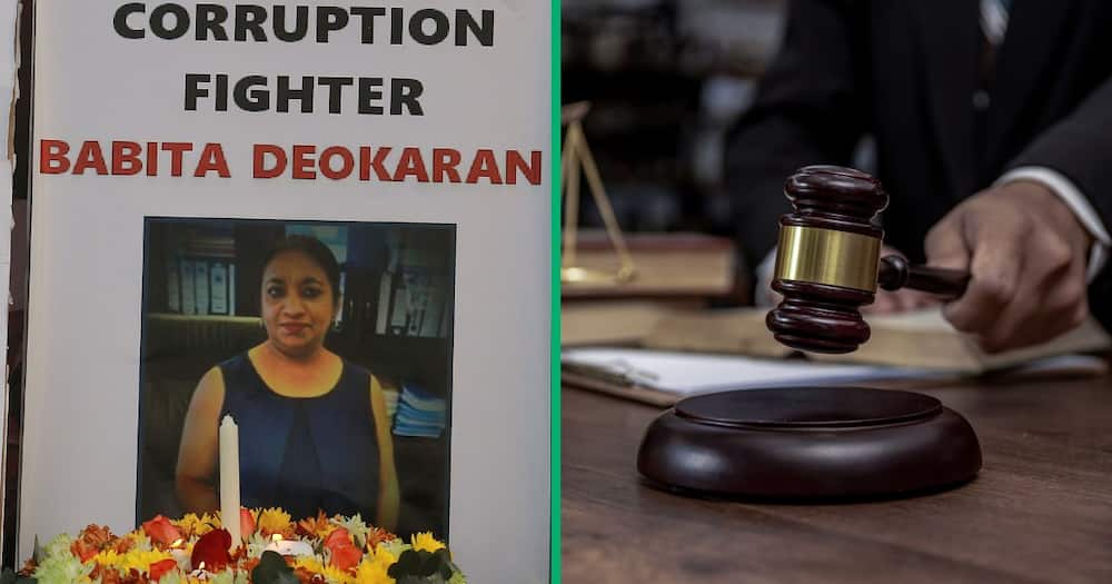 Candlelight Vigil For Corruption Fighter Babita Deokaran at the office of the Premier on August 26, 2021