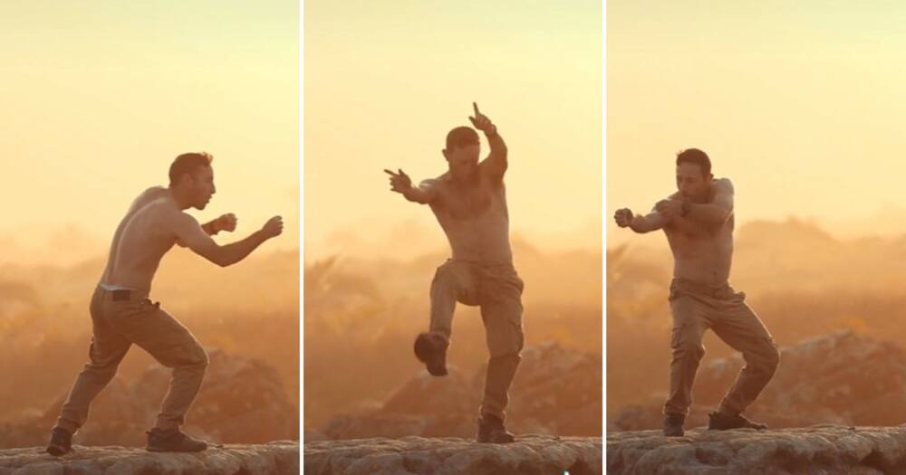 Dance, Video, South Africa, Mzansi, Man, Showing Off His Zulu Dancing Skills