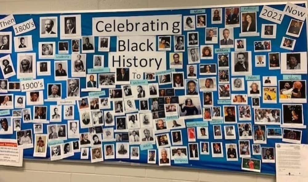 black history month bulletin board high school