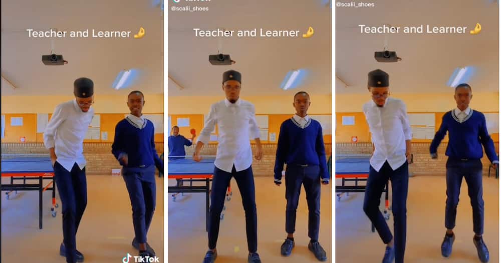 A dancing schoolman and learner won over new fans online.