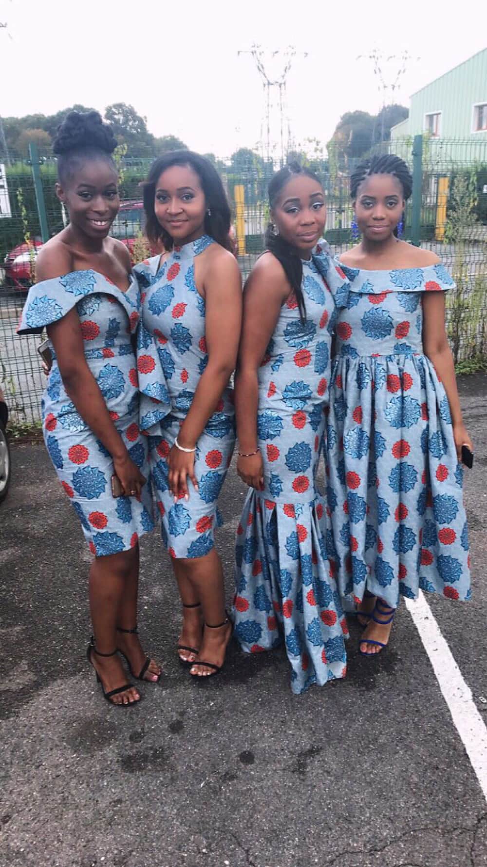 African traditional bridesmaids dresses