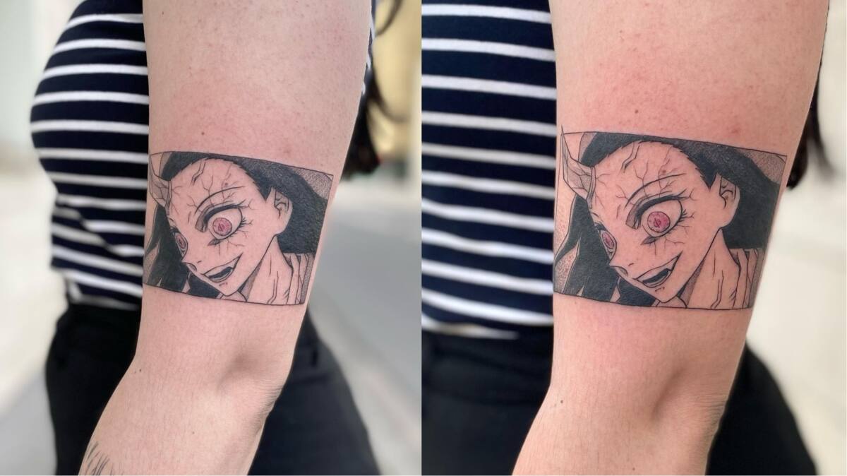 Waterproof Temporary Tattoo Sticker Black Butler Contract Symbol Compass  Anime Tatto Flash Tatoo Fake Tattoos For Men Women - Temporary Tattoos -  AliExpress