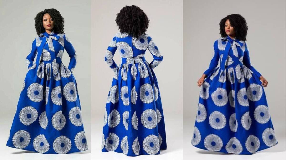 ANKARA LONG GOWN STYLES FOR LADIES 2023
