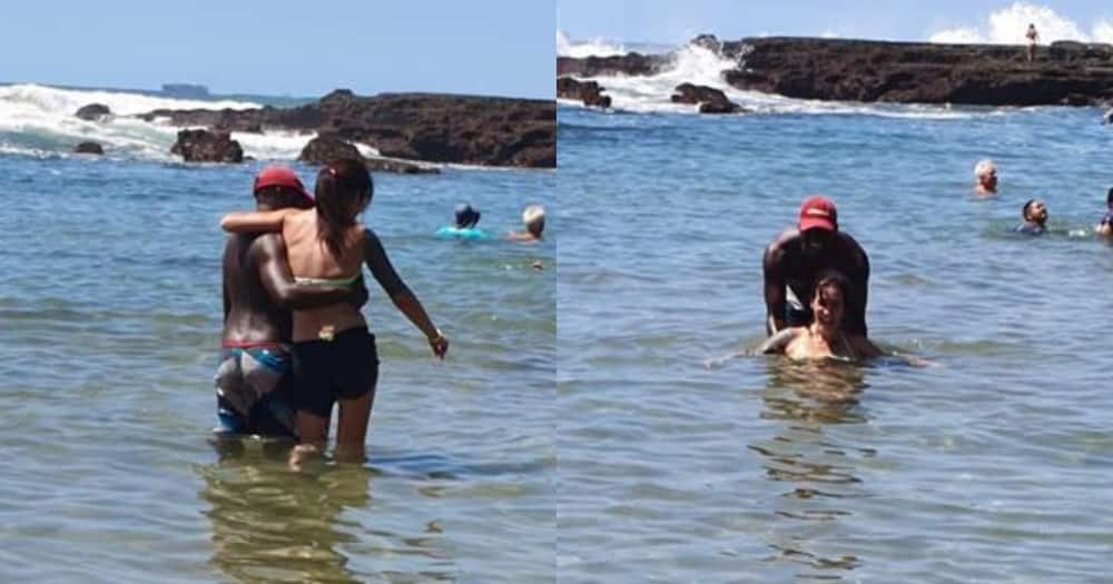 Bestie treats paralysed friend to a day at the beach, "Thank you Bongani!"
