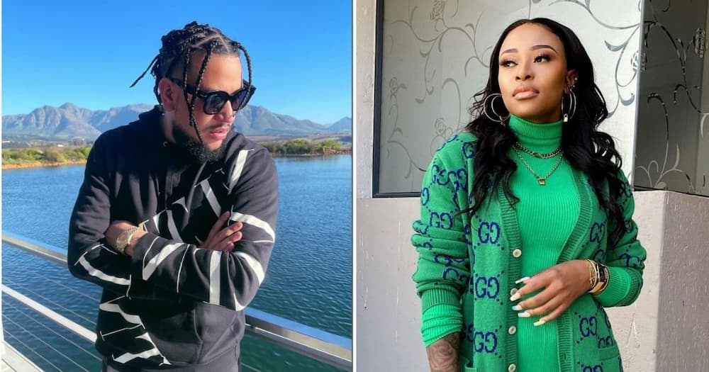 AKA, DJ Zinhle, Kairo Forbes AKA, DJ Zinhle, Kairo Forbes