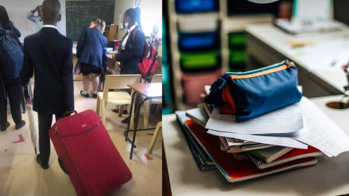 "Character development": Student carries whole suitcase to school, South Africans in tears