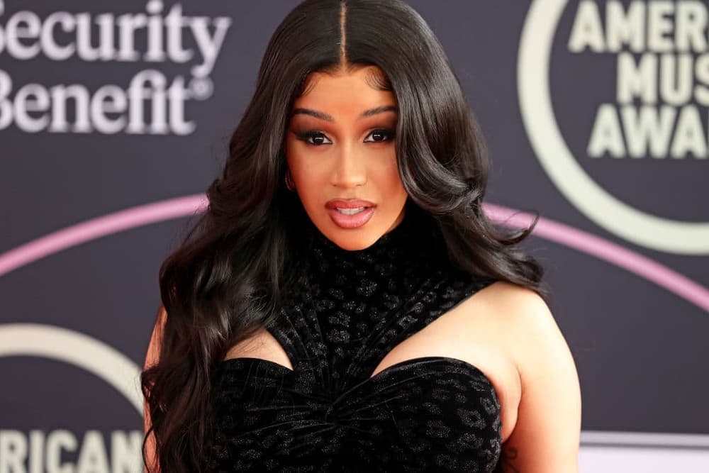 Cardi B attends the American Music Awards Red Carpet Roll-Out in Los Angeles