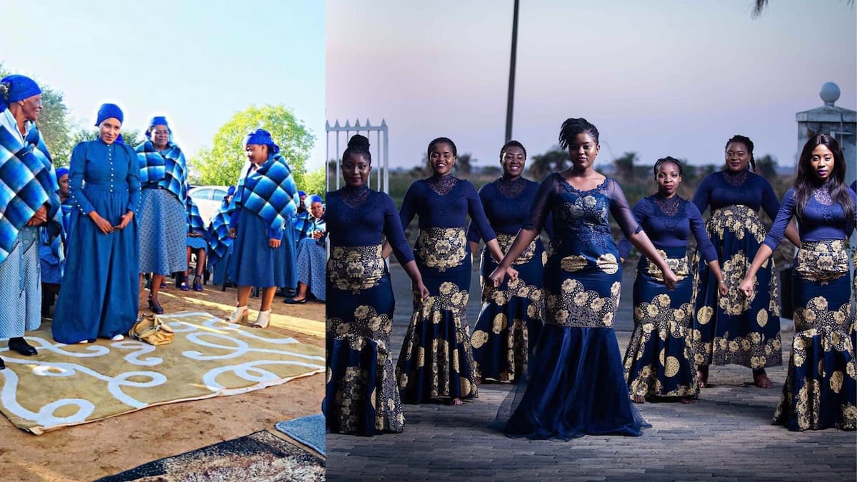 Tswana shop bride attire