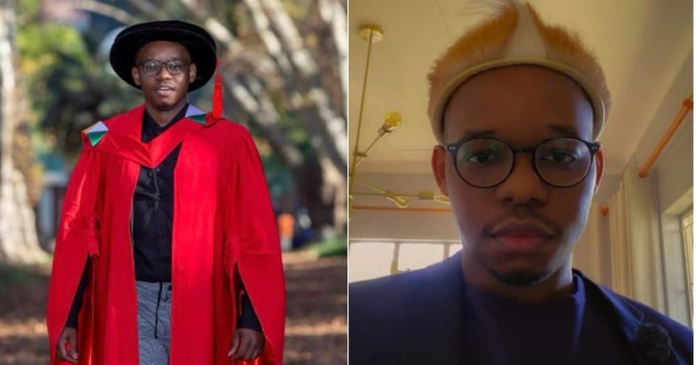 A KwaZulu-Natal man is celebrating his success after bagging a qualification to become a doctor. Image: @Dr_Ngidi/Twitter