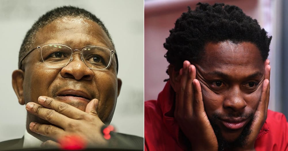 Fikile Mbalula, Mbuyiseni Ndlozi, Picture, Funny, Claps Back, Twitter reactions