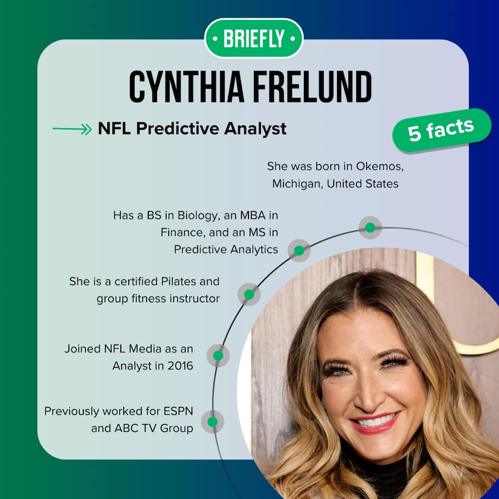 Sports analyst Cynthia Frelund