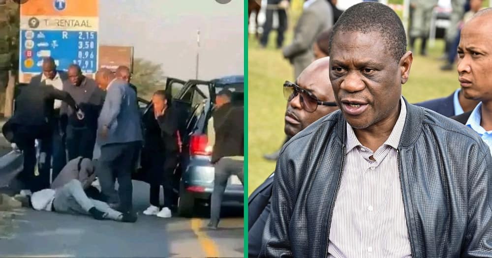 Paul Mashatile, SA Deputy President during a visit to Cedara College of Agriculture on May 18, 2023 in Durban