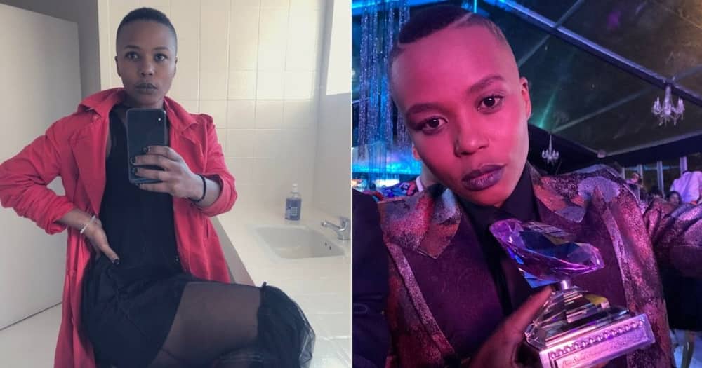 Thishiwe Ziqubu said her father was accepting when she came out as gay. Image: @thishiwe