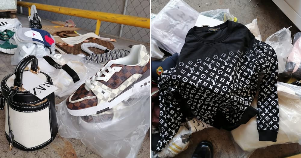 Durban police confiscate fake designer goods