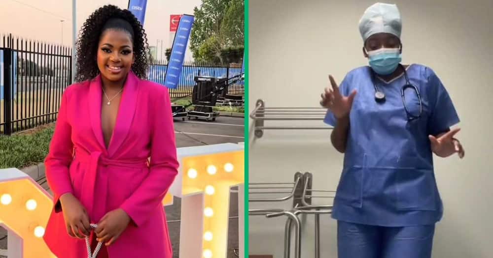 A young woman had a bittersweet moment as she showed her final year at medical school in a TikTok video.