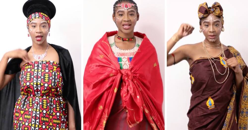 Woman trends for beautiful cultural attire.