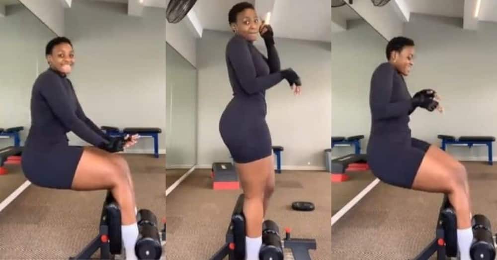 Video, woman, dancing, while working out, leaves SA speechless