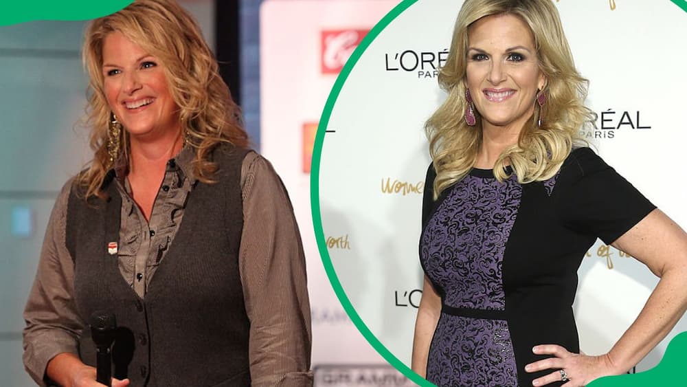 Trisha Yearwood attending an event at the Grammy Museum in 2009 (L). The singer during the 2013 L'Oreal Paris' Women of Worth event (R)