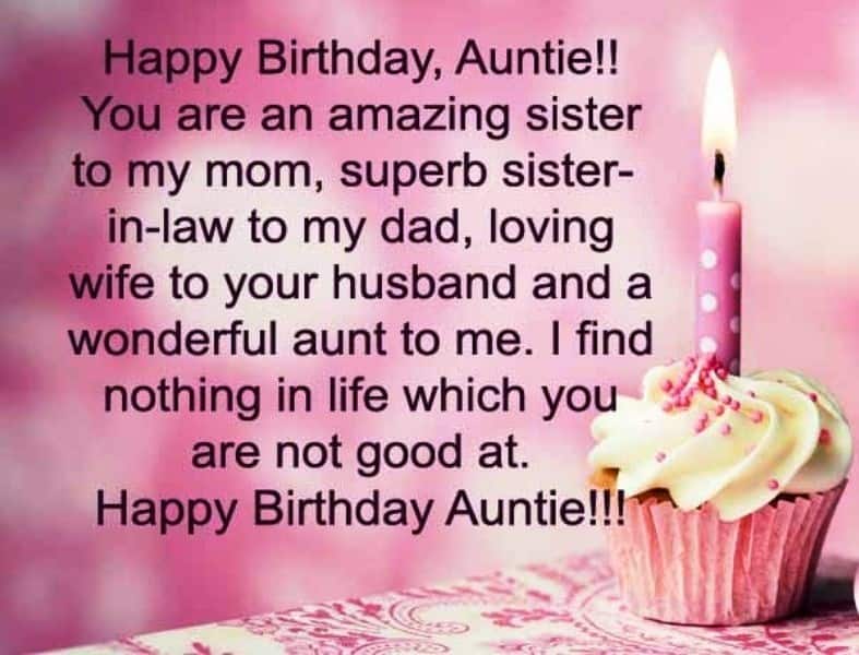 100+ special happy birthday aunty messages
