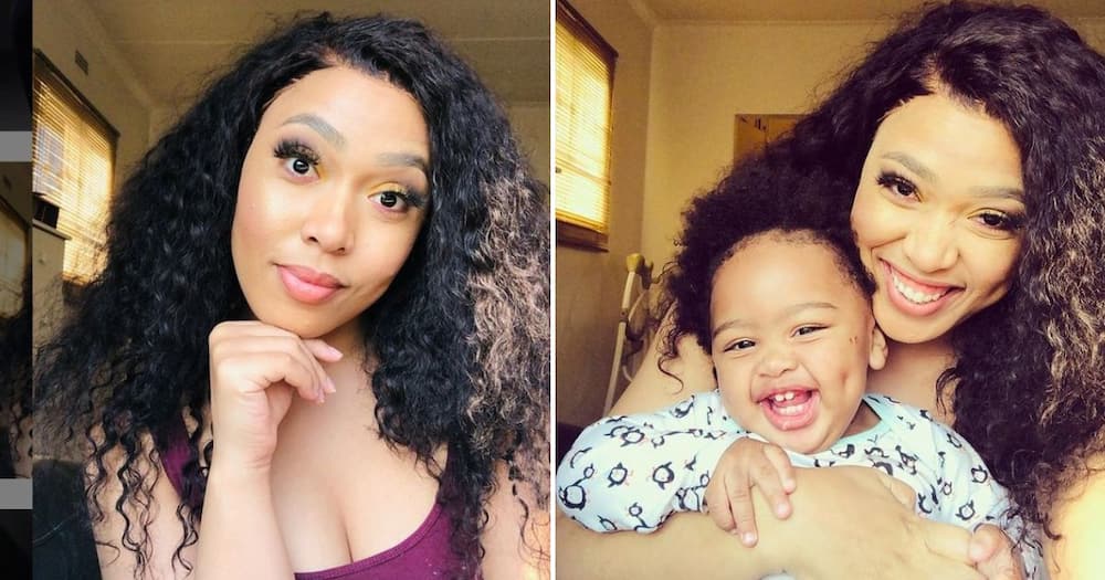 Simphiwe Ngema loves her son Kearabile Kemorena