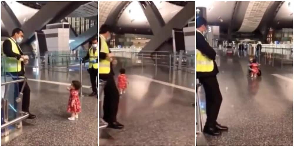 Video shows cute moment little kid rushes to give aunt goodbye hug at airport