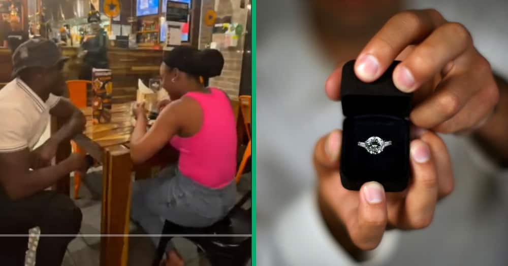 Man proposes to girlfriend at RocoMamas