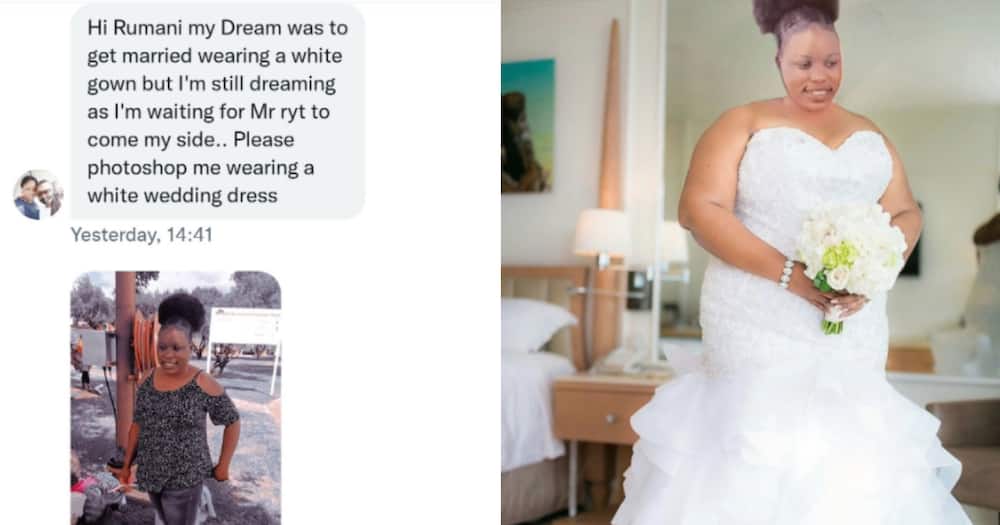 Woman, Wedding dress, Edit, Photoshopped, LOL, Twitter reactions