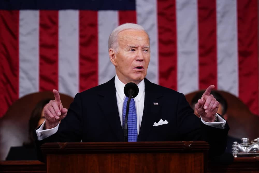 Joe Biden, during a State of the Union