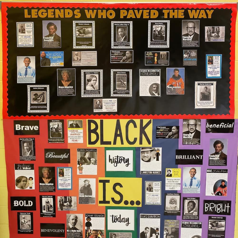 Black History Month bulletin board ideas for high school